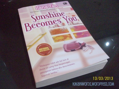 "Sunshine Becomes You" front cover